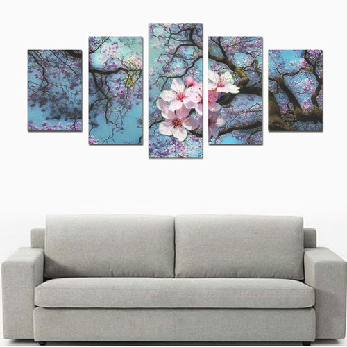 Cherry blossom Canvas Print Sets D (No Frame)