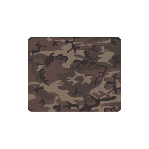 Camo Red Brown Rectangle Mousepad