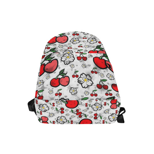 Cherry Popart by Nico Bielow Unisex Classic Backpack (Model 1673)