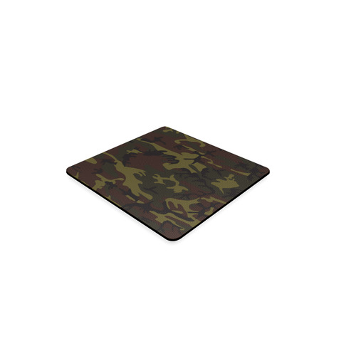 Camo Green Brown Square Coaster