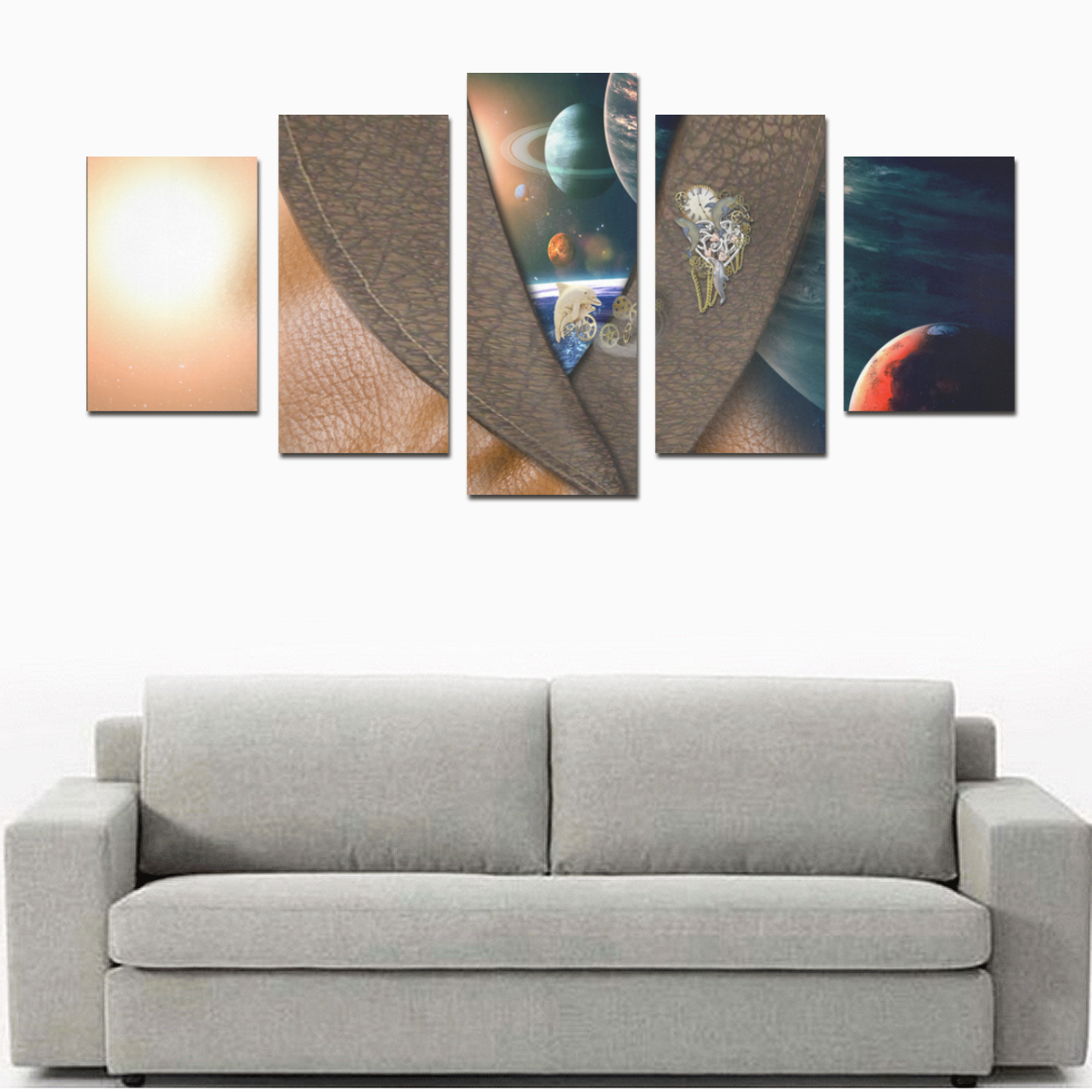 our dimension of time Canvas Print Sets D (No Frame)