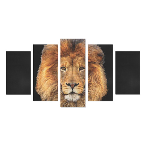 Male Lion of Africa Canvas Print Sets A (No Frame)