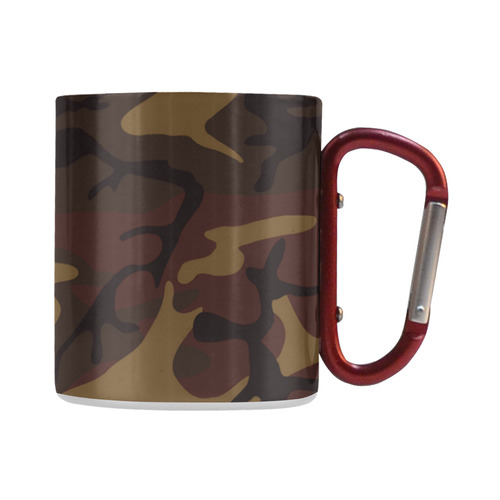 Camo Dark Brown Classic Insulated Mug(10.3OZ)