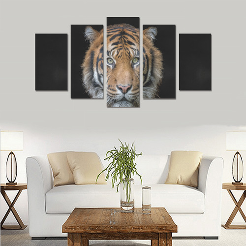 A wild Bengal Tiger Canvas Print Sets A (No Frame)