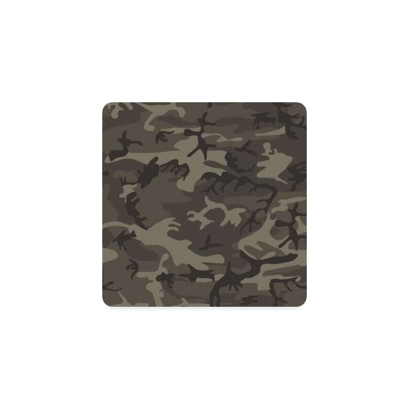 Camo Grey Square Coaster