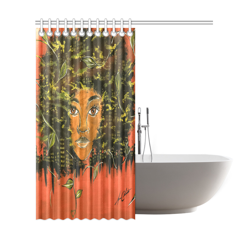 AbsoluteWoman Shower Curtain Shower Curtain 69"x72"