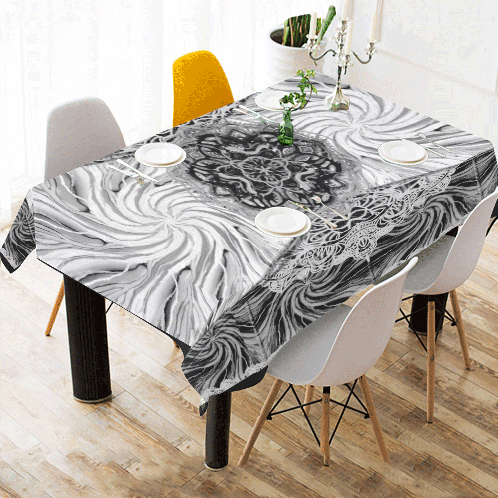 charm 13 Cotton Linen Tablecloth 60"x 84"