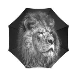 Proud Young Lion umbrella Foldable Umbrella (Model U01)