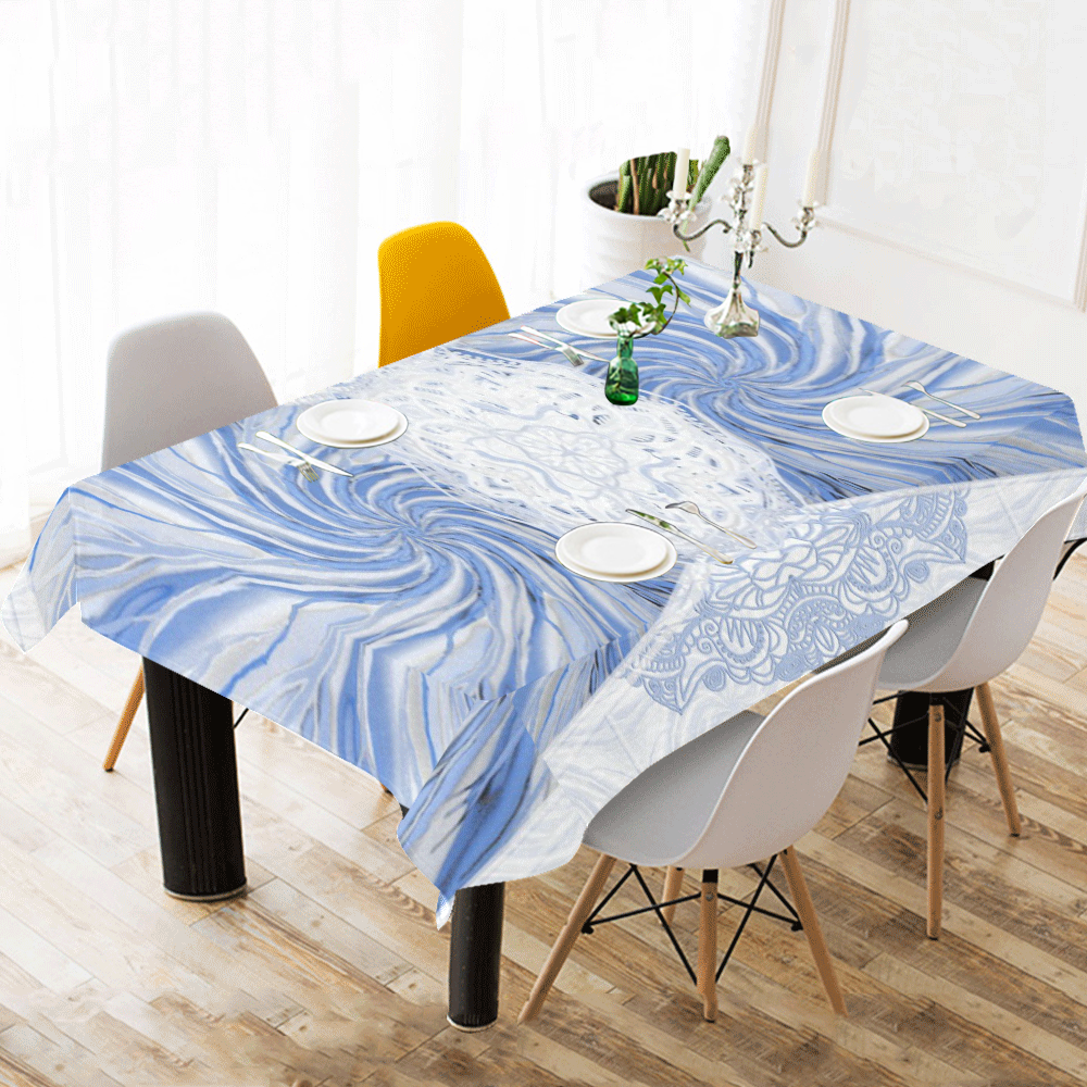 charm 9 Cotton Linen Tablecloth 60"x120"