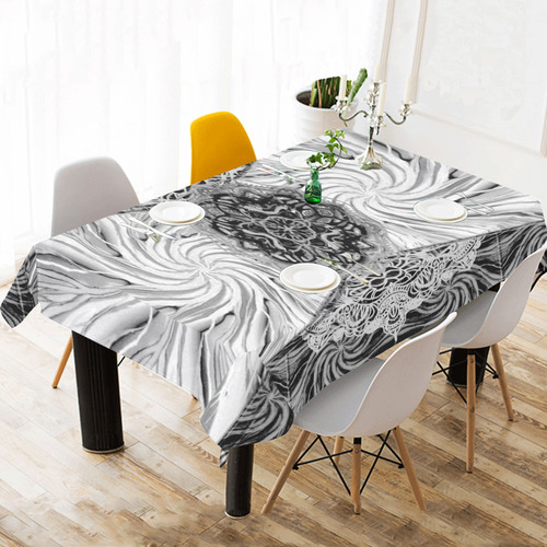 charm 13 Cotton Linen Tablecloth 60"x 104"