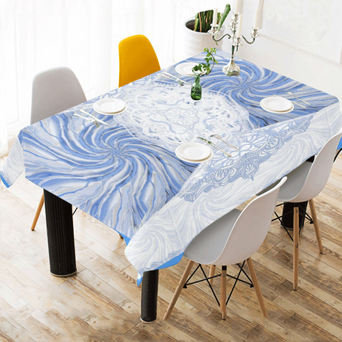 charm 9 Cotton Linen Tablecloth 60"x 84"
