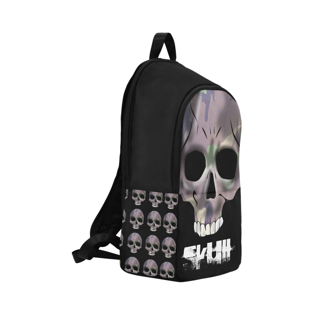 Skull Fabric Backpack for Adult (Model 1659)