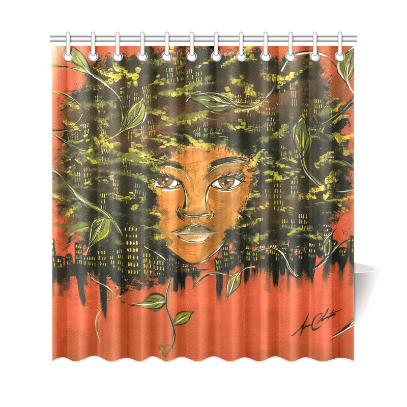 AbsoluteWoman Shower Curtain Shower Curtain 69"x72"