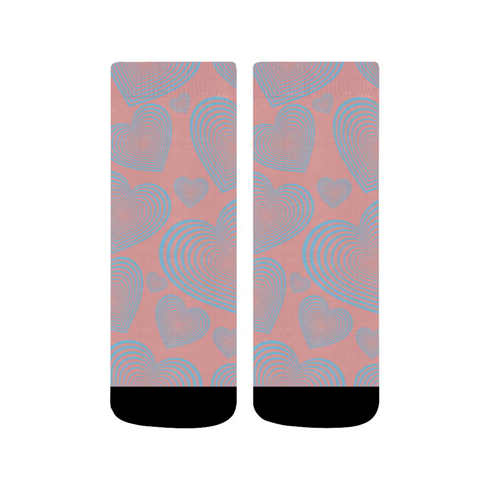 Abstract My Heart Quarter Socks