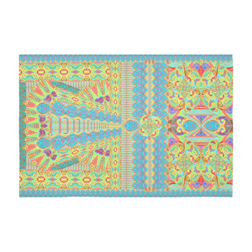 hippies 70-2 Cotton Linen Tablecloth 60" x 90"