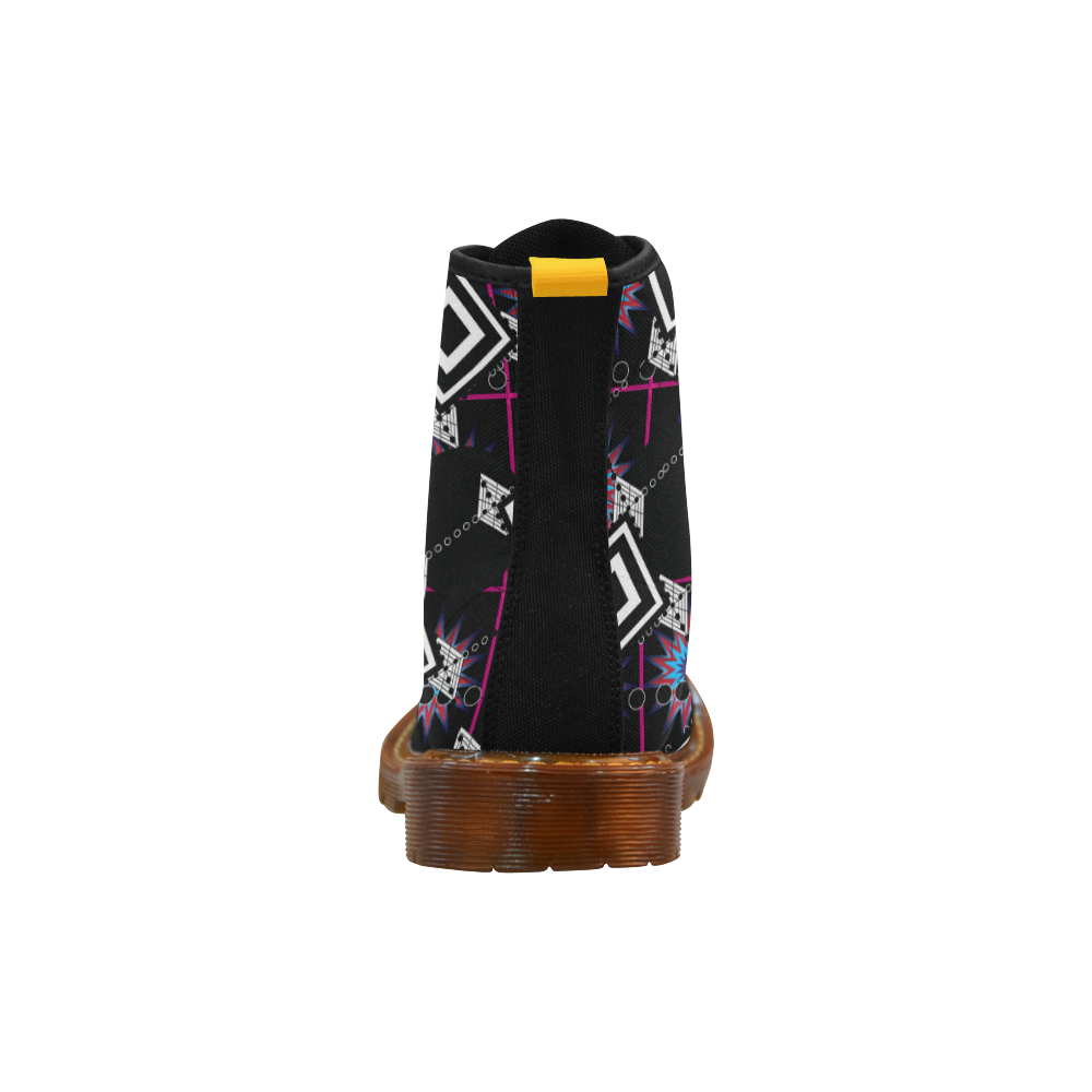 Afri Print/Star Martin Boots For Women Model 1203H