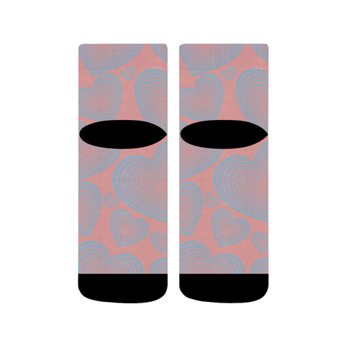 Abstract My Heart Quarter Socks