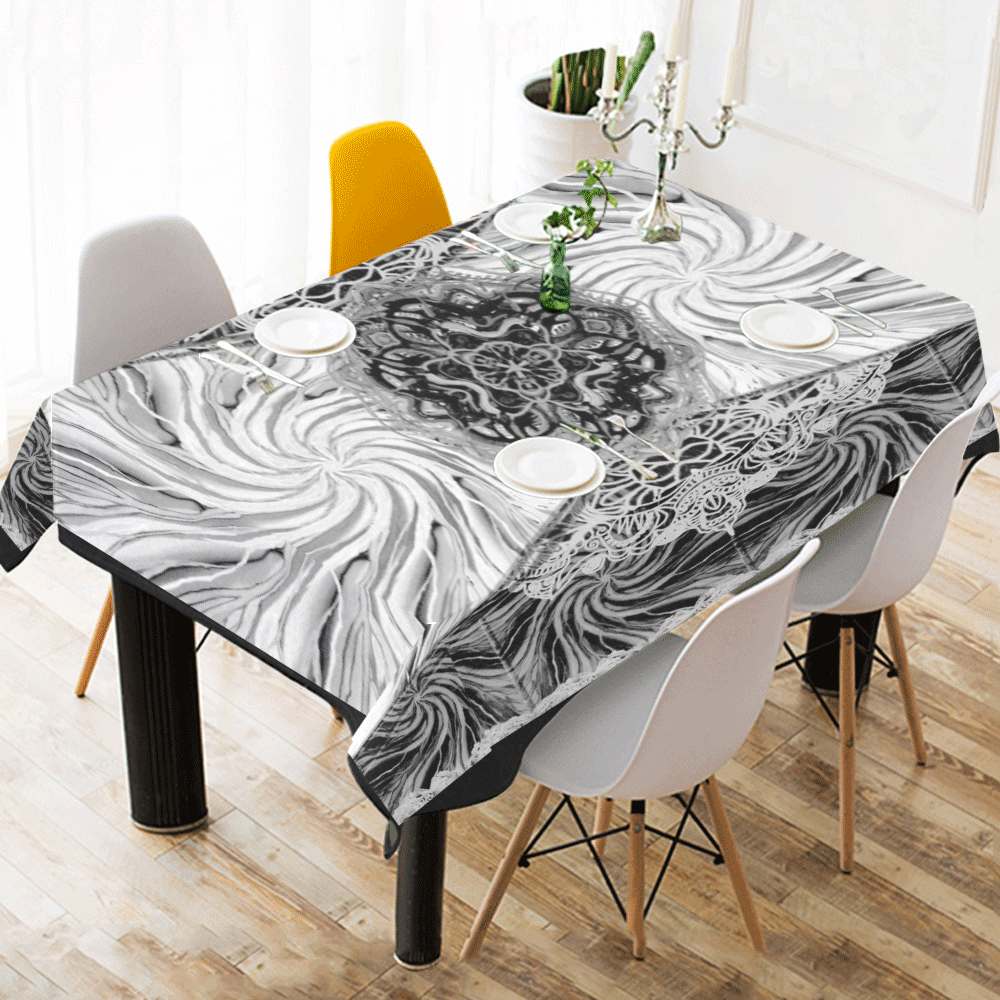 charm 13 Cotton Linen Tablecloth 52"x 70"