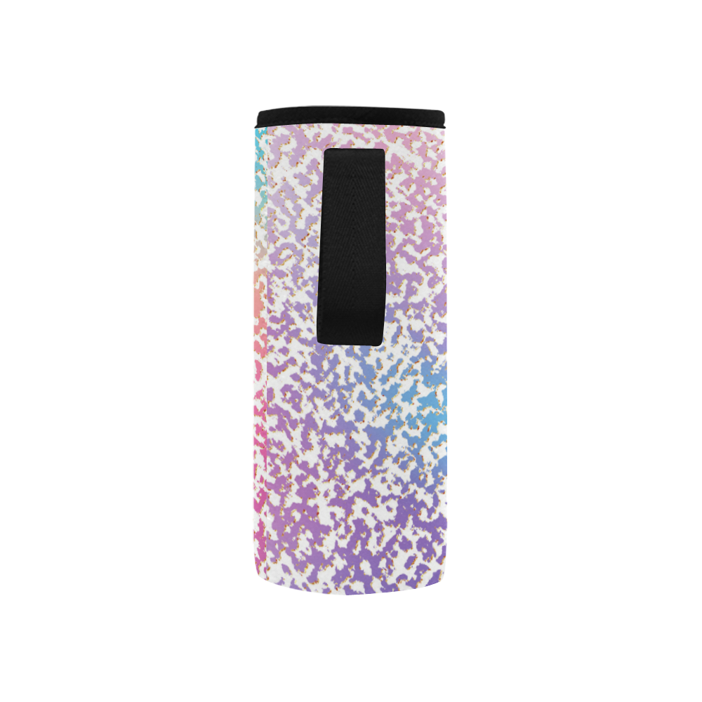 Custom Multi Colored Shimmer Neoprene Water Bottle Pouch/Small