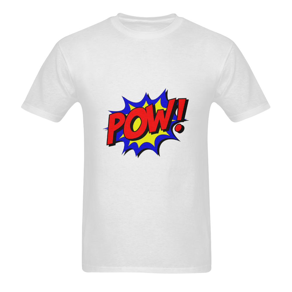 POW Men's T-Shirt in USA Size (Two Sides Printing)