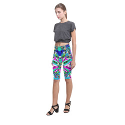 Neon Koi (Pastel) Hestia Cropped Leggings (Model L03)