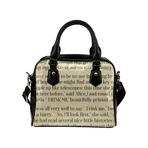 Alice Drink Me Bag Shoulder Handbag (Model 1634)