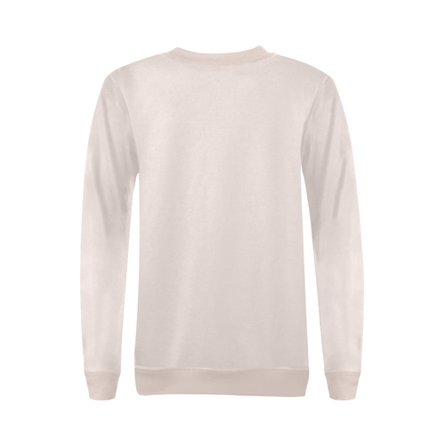 Wisp Pink Pot Pourri All Over Print Crewneck Sweatshirt for Women (Model H18)