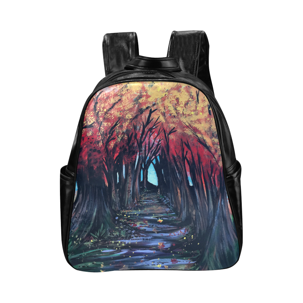 Autumn Day Multi-Pockets Backpack (Model 1636)