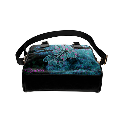 FLOWERS QUEEN Shoulder Handbag (Model 1634)