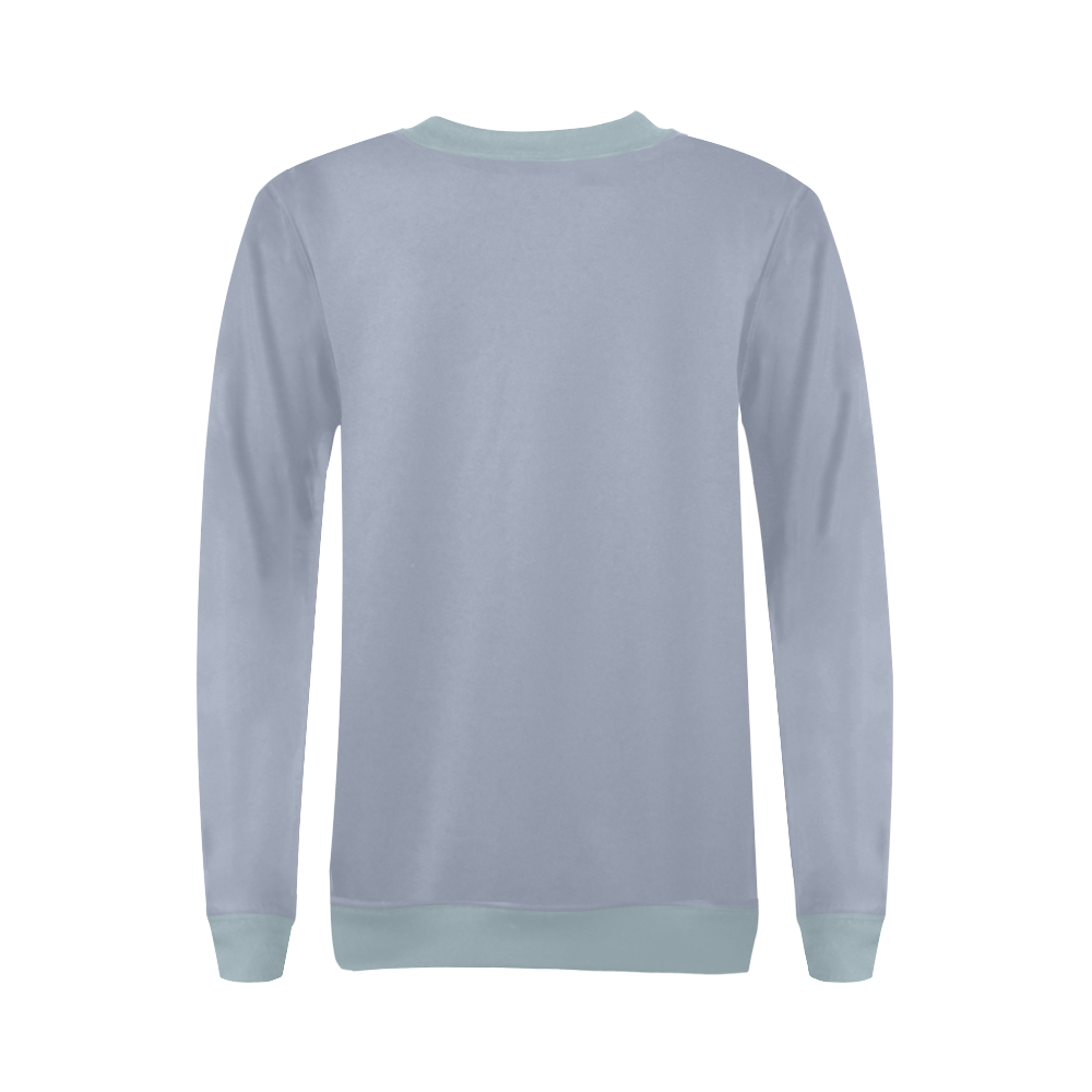 Mischka Casper All Over Print Crewneck Sweatshirt for Women (Model H18)