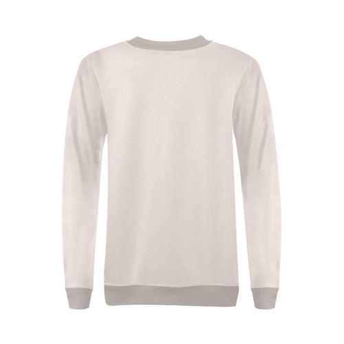 Wisp Pink Pale Slate All Over Print Crewneck Sweatshirt for Women (Model H18)