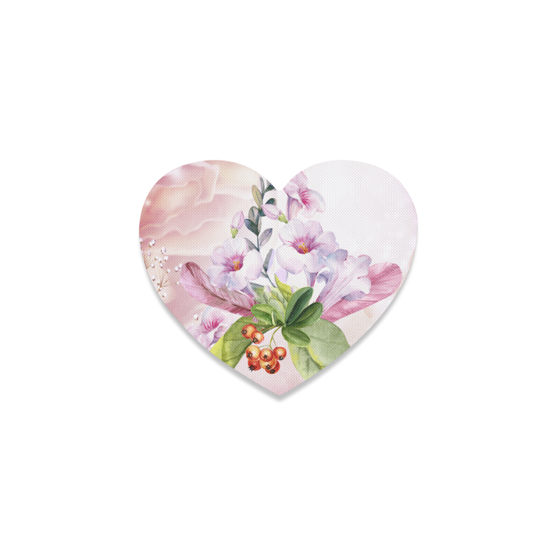 Wonderful flowers Heart Coaster