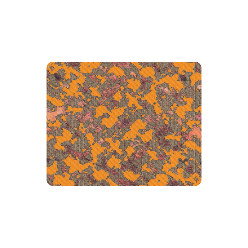 CAMOUFLAGE ORANGE MOUSEPAD Rectangle Mousepad