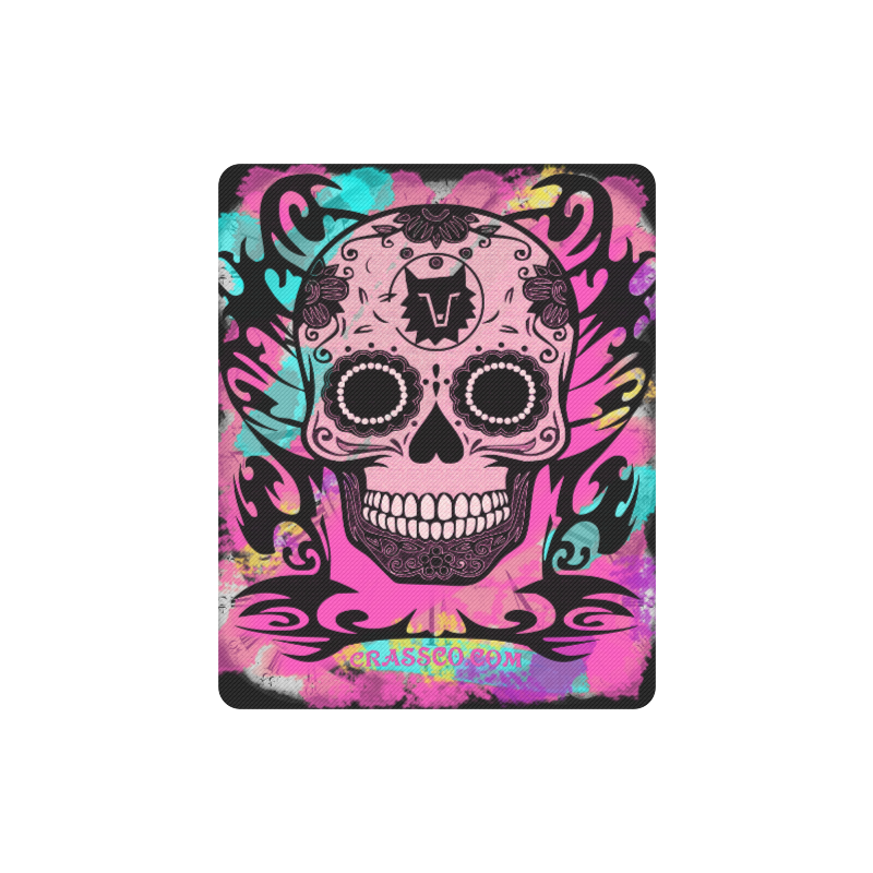 SKULL CRASSCO PINK MOUSEPAD Rectangle Mousepad