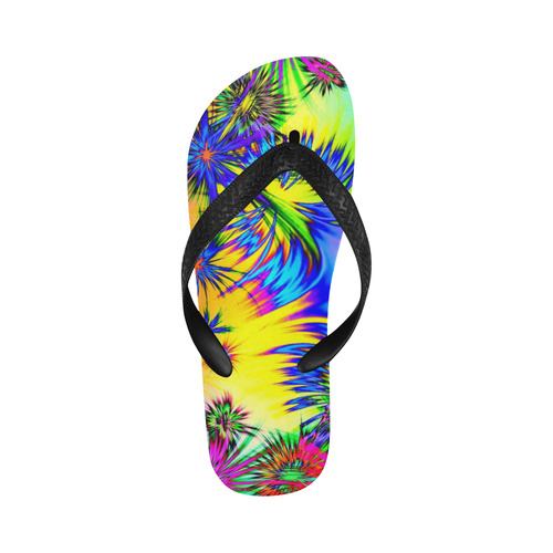 alive 4 (abstract) by JamColors Flip Flops for Men/Women (Model 040)