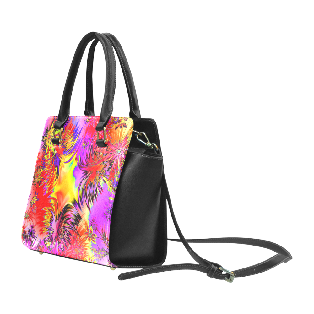 alive 4B (abstract) by JamColors Classic Shoulder Handbag (Model 1653)