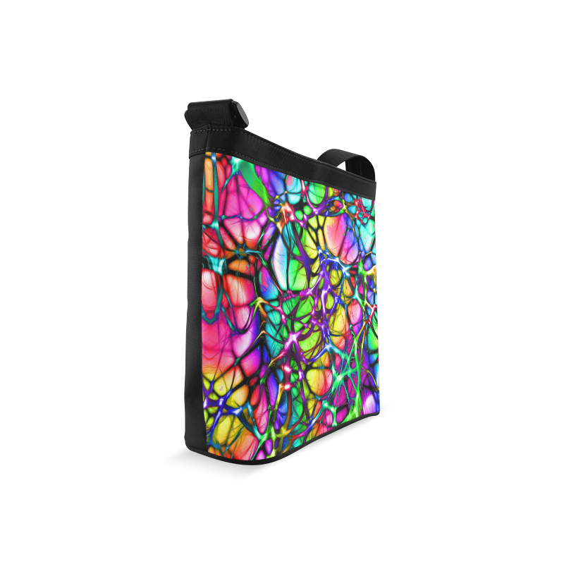 alive 5 (abstract) by JamColors Crossbody Bags (Model 1613)