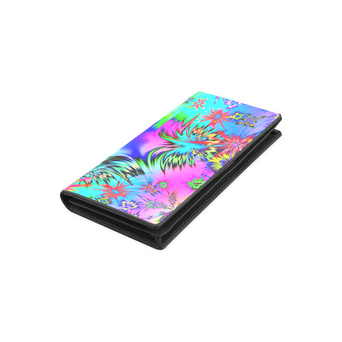 alive 4 (abstract) by JamColors Women's Leather Wallet (Model 1611)