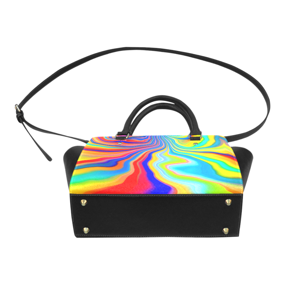 alive 3 (abstract) by JamColors Classic Shoulder Handbag (Model 1653)