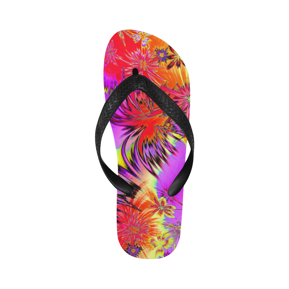 alive 4B (abstract) by JamColors Flip Flops for Men/Women (Model 040)
