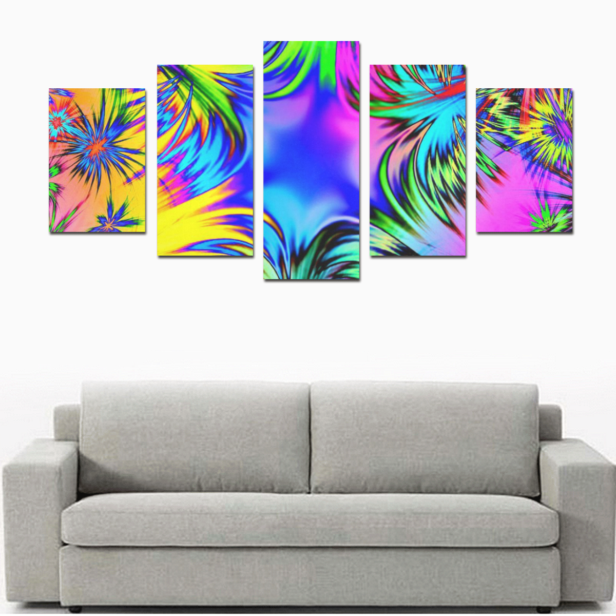 alive 4 (abstract) by JamColors Canvas Print Sets D (No Frame)