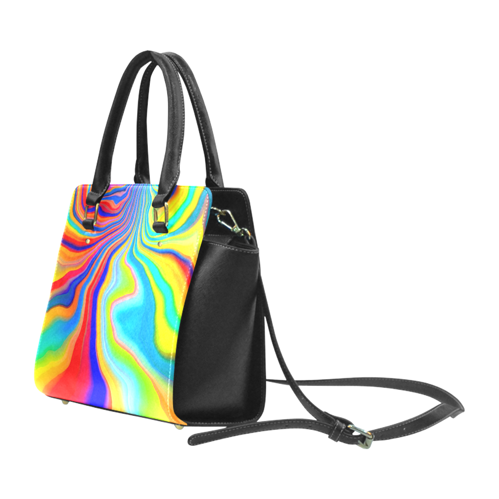 alive 3 (abstract) by JamColors Classic Shoulder Handbag (Model 1653)