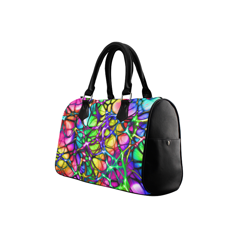 alive 5 (abstract) by JamColors Boston Handbag (Model 1621)