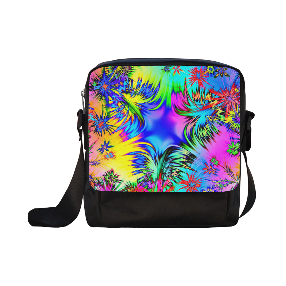 alive 4 (abstract) by JamColors Crossbody Nylon Bags (Model 1633)