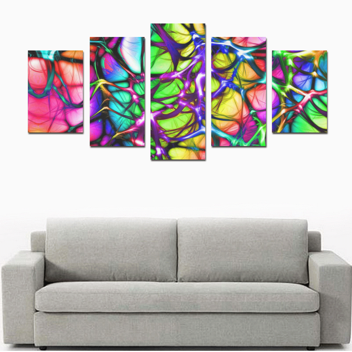 alive 5 (abstract) by JamColors Canvas Print Sets D (No Frame)