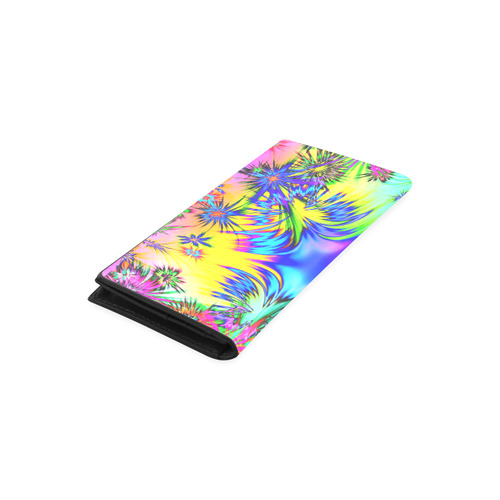 alive 4 (abstract) by JamColors Women's Leather Wallet (Model 1611)