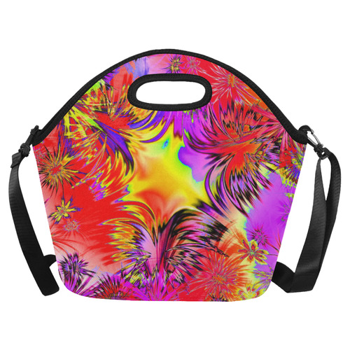 alive 4B (abstract) by JamColors Neoprene Lunch Bag/Large (Model 1669)