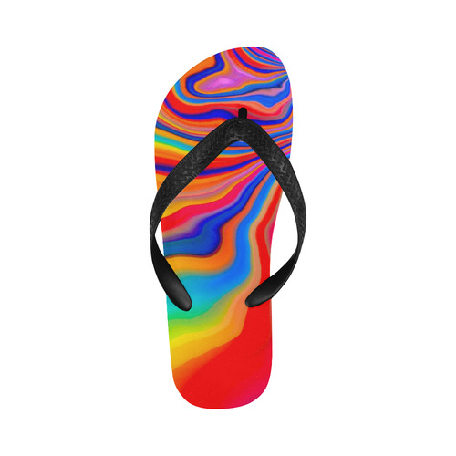 alive 3 (abstract) by JamColors Flip Flops for Men/Women (Model 040)