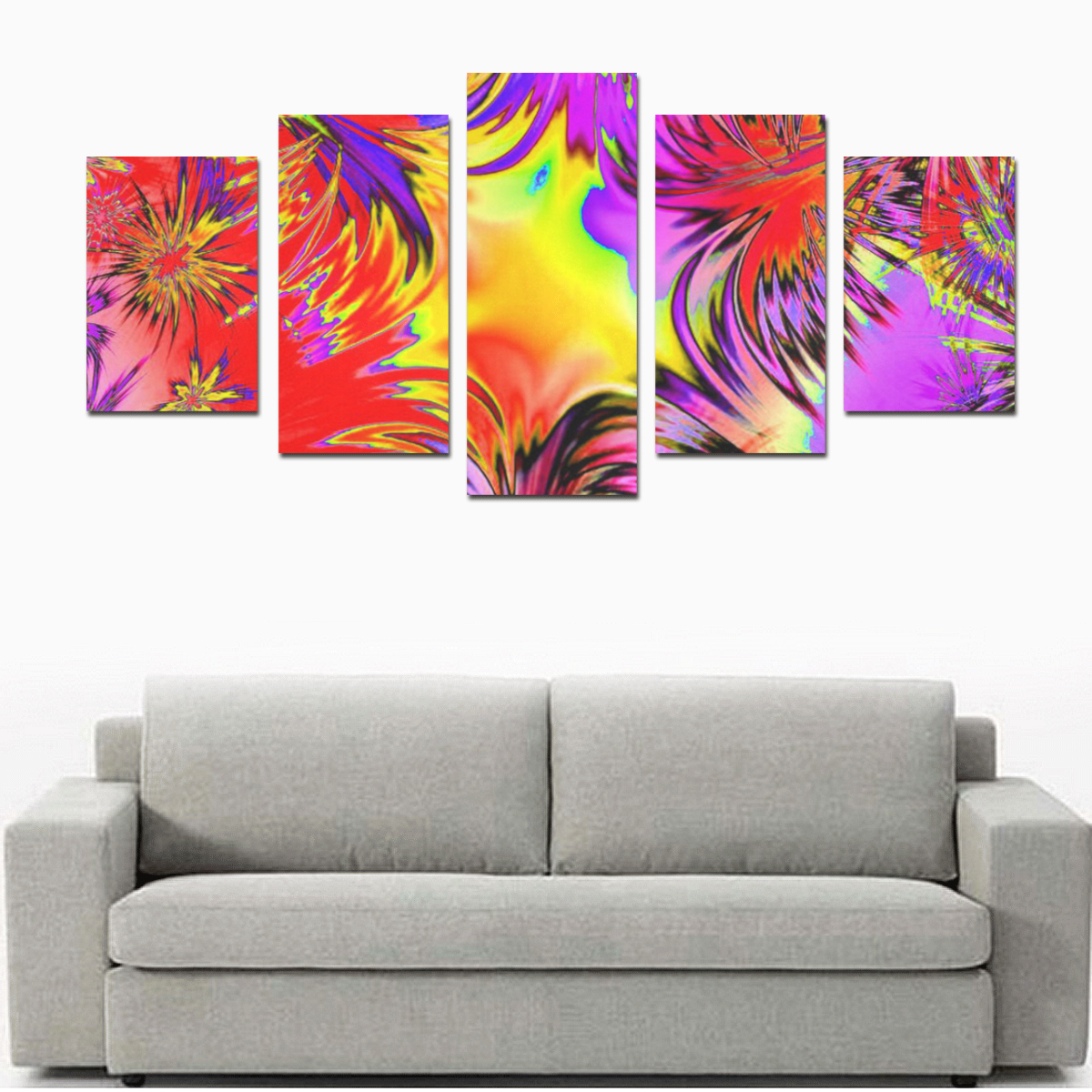 alive 4B (abstract) by JamColors Canvas Print Sets D (No Frame)