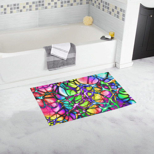 alive 5 (abstract) by JamColors Bath Rug 16''x 28''
